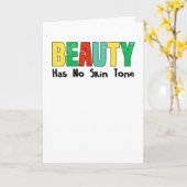 Carte Mois de l'histoire des Noirs Africains Fier de l'é (Fleur jaune)