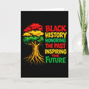Carte Mois de l'histoire des Noirs Hommage au passé des