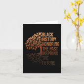 Carte Mois de l'histoire des Noirs honorant le passé Ins (Fleur jaune)
