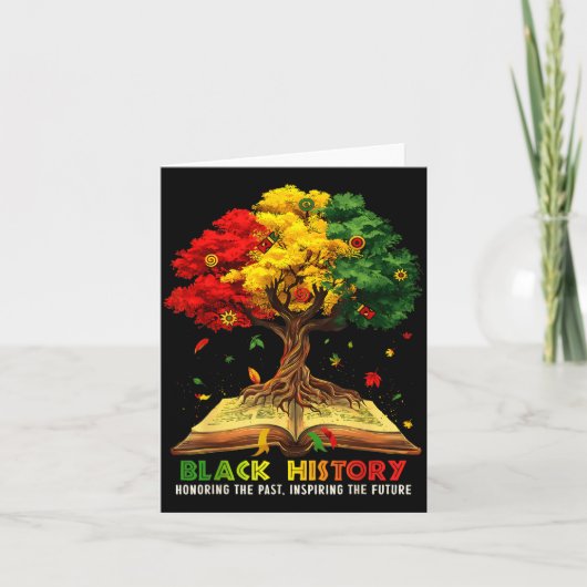 Carte Mois de l'histoire des Noirs honorer le passé insp (Devant)