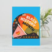 Carte Mois de l'histoire des Noirs - Invitation av (Debout devant)
