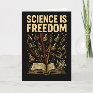 Carte Mois de l'histoire des Noirs La science est libert