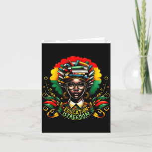 Carte Mois de l'histoire des Noirs Leaders Noirs Afro-Am