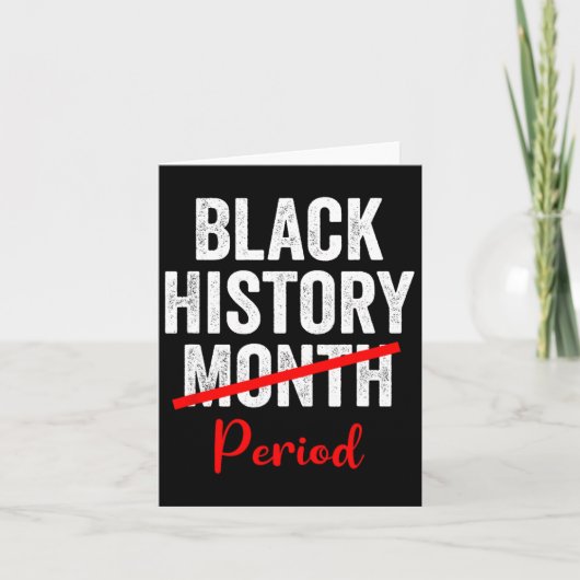 Carte Mois de l'histoire des Noirs Période 1 (Devant)