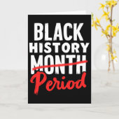 Carte Mois de l'histoire des Noirs Période _5 (Fleur jaune)
