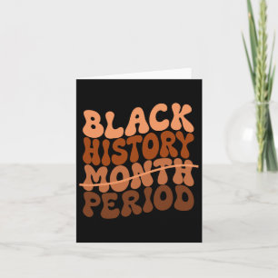 Carte Mois de l'histoire des Noirs Période de l'histoire