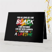 Carte Mois de l'histoire des Noirs Pour aussi longtemps (Fleur jaune)