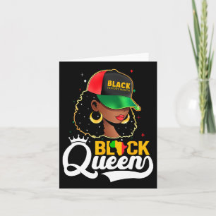 Carte Mois de l'histoire des Noirs Reine noire