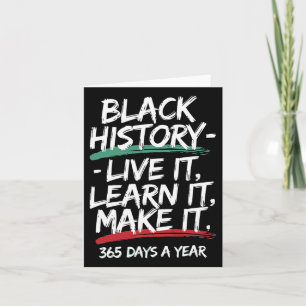 Carte Mois de l'Histoire Noire 2025 Live It Apprenez It