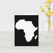Carte Mois de l'Histoire Noire Junetten Afrique subtile (Fleur jaune)