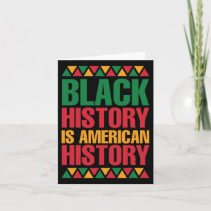 Carte Mois de l'histoire noire Patriotique L'histoire no