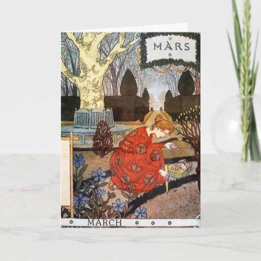 Carte : Mois de mars - Mars (Devant)