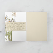 Carte Mois de mars Né en fleurs de prose (Intérieur)