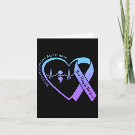 Carte Mois De Sensibilisation À La Prévention Du Suicide (Devant)