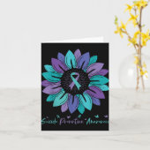 Carte Mois de sensibilisation à la prévention du suicide (Fleur jaune)