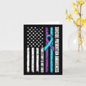 Carte Mois De Sensibilisation À La Prévention Du Suicide (Fleur jaune)