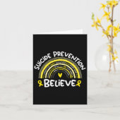 Carte Mois de sensibilisation à la prévention du suicide (Fleur jaune)