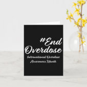 Carte Mois de sensibilisation à la surdose1 (Fleur jaune)