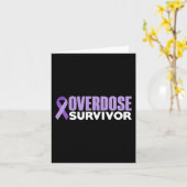 Carte Mois de sensibilisation à la surdose 2022 Survivan (Fleur jaune)