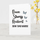 Carte Mois de sensibilisation à la tumeur du cerveau Gue (Fleur jaune)