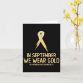 Carte Mois De Sensibilisation Au Cancer Chez L'Enfance E (Fleur jaune)