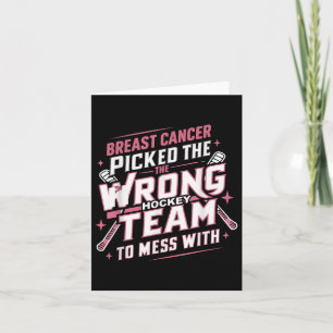 Carte Mois de sensibilisation au cancer du sein du hocke