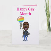 Carte Mois gai heureux (Devant)
