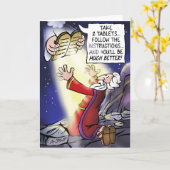 Carte Moïse : "Allez mieux !" -Carte (Fleur jaune)