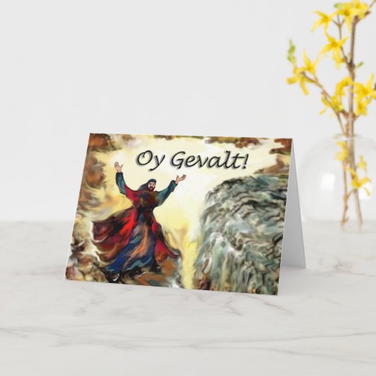 Carte Moïse Oy Gevalt ! (Fleur jaune)