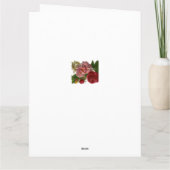 Carte Moissonneuse de raisins Anniversaire (Dos)