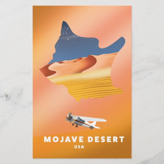 Carte Mojave Desert USA (Devant)