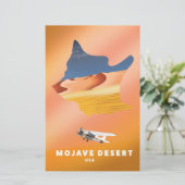 Carte Mojave Desert USA (Debout devant)
