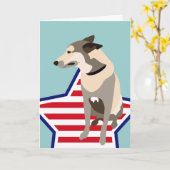 Carte Mojo le berger belge (Fleur jaune)