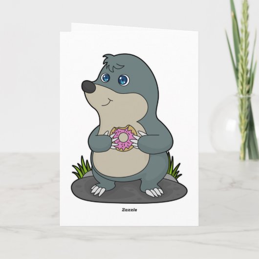 Carte Mole avec Donut (Dos)