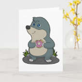 Carte Mole avec Donut (Fleur jaune)