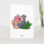 Carte Mole avec glace au gaufre (Dos)