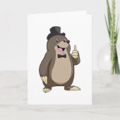 Carte Mole en Groom avec Cravate (Devant)