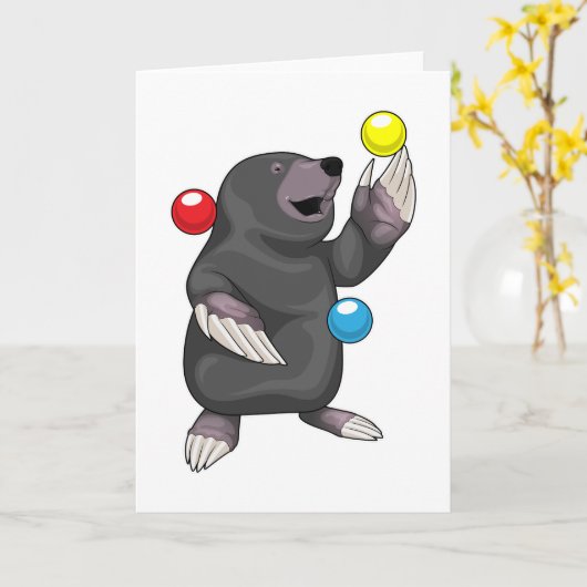 Carte Mole Juggler (Fleur jaune)