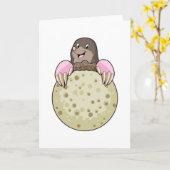 Carte Mole with Moon (Fleur jaune)