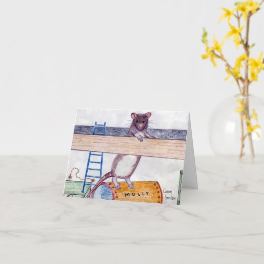 Carte Molly Note 3 (Fleur jaune)