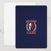Carte Molon Labe Spartan Warrior Fibre de carbone Impres (Devant / Derrière)