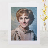 Carte Mom as Computer Impasto Oil Painting  (Fleur jaune)