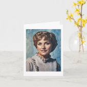 Carte Mom as Computer Watercolor Painting (Fleur jaune)