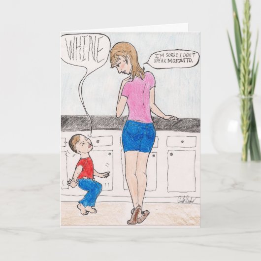 Carte Mom Comic "Whine" (Devant)