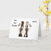 CARTE MOM DE LA FILLE LE 40 (Fleur jaune)