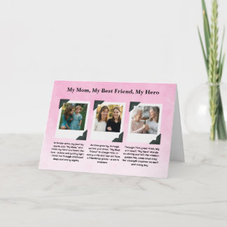 Carte Mom Tribute Photo Collage