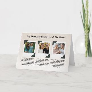 Carte Mom Tribute Photo Collage