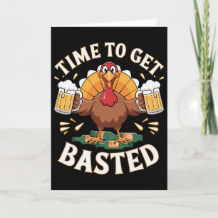 Carte Moment de se procurer la dinde Humour de Thanksgiv
