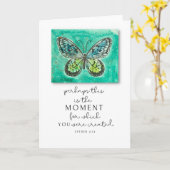 Carte Moment Esther 4 (Fleur jaune)