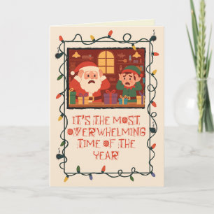Carte Moment le plus écrasant de Noël drôle